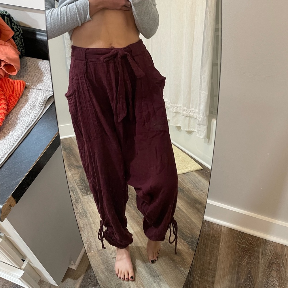 Free People parachute joggers